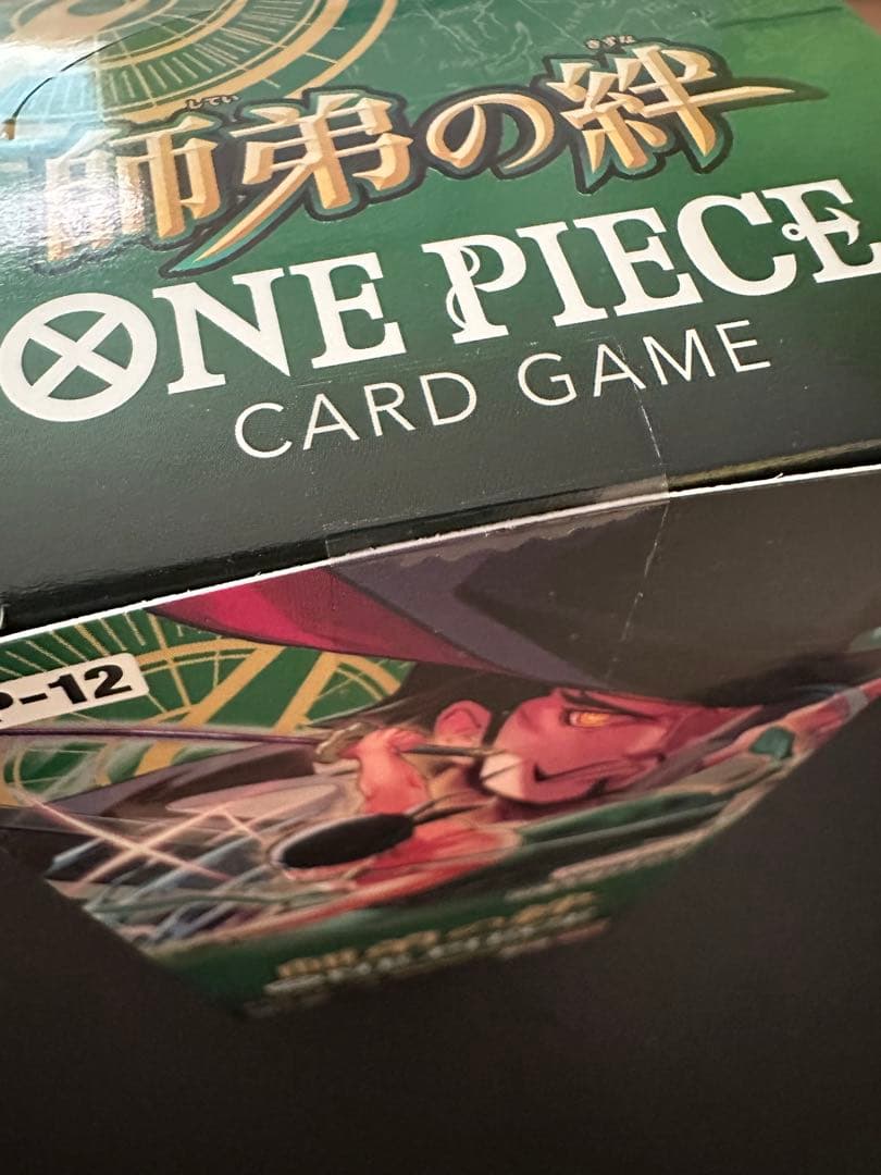 One Piece Unopened Tape One Piece Card Game OP-12 Master-Disciple Bond Box — OP-12 — Japanese