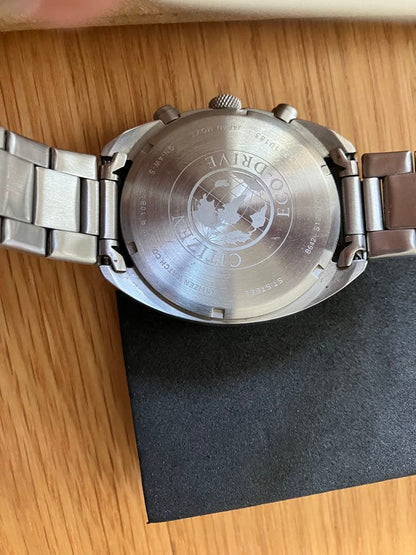Citizen RECORD LABEL Eco-Drive Solar Men's Watch — Japanese
