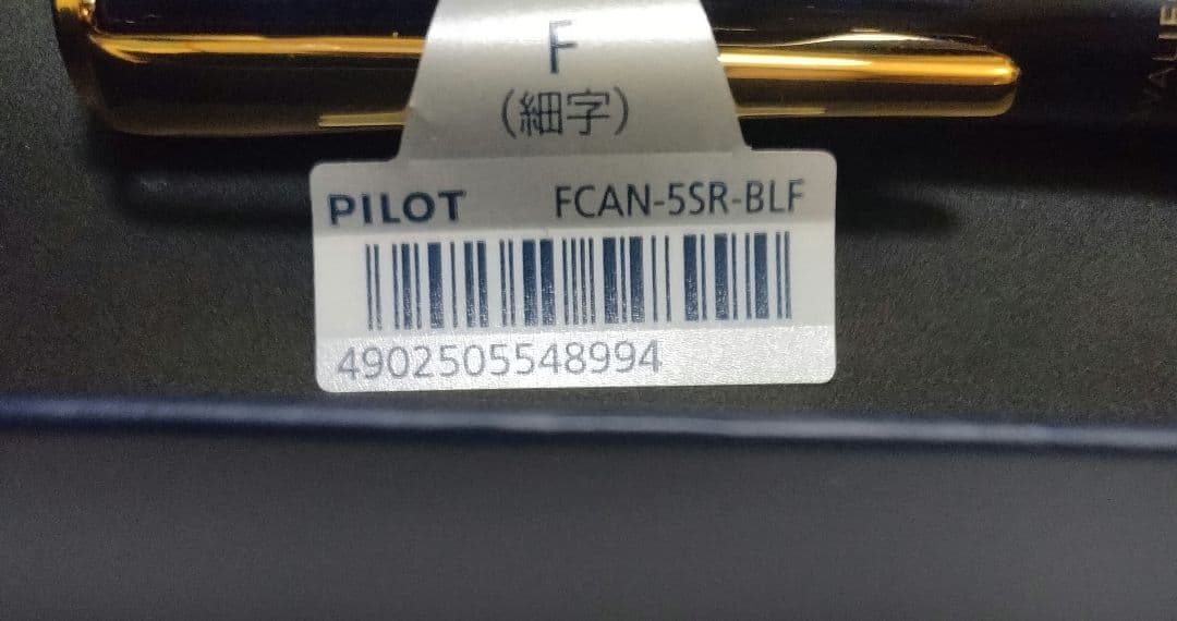 PILOT Cavalier Fountain Pen FCAN-5SR-BLF with fine tip nib in blue color