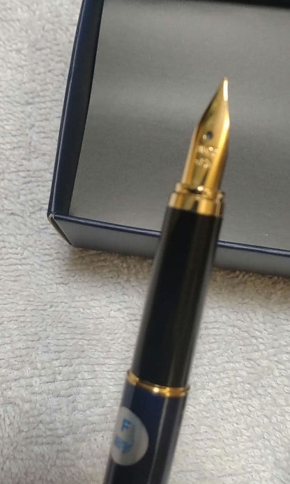 PILOT Cavalier Fountain Pen FCAN-5SR-BLF with fine tip nib in blue color