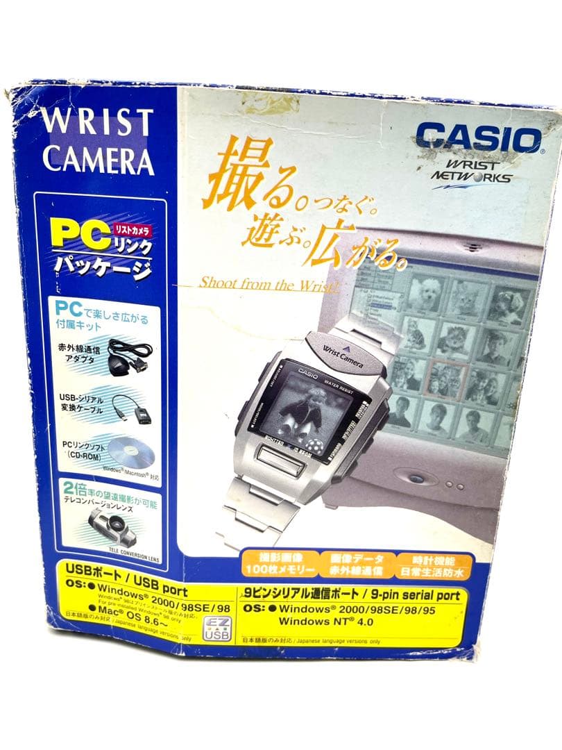 CASIO WRIST CAMERA Digital Men's Watch — Japanese