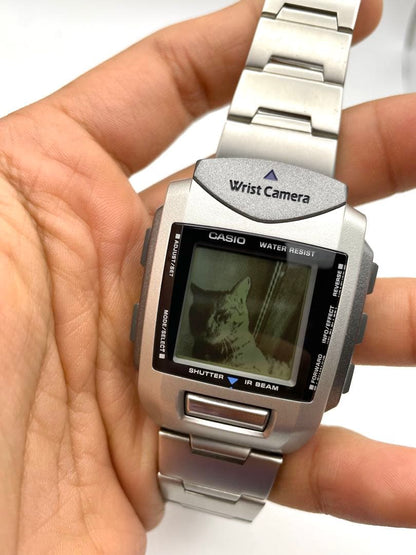 CASIO WRIST CAMERA Digital Men's Watch — Japanese