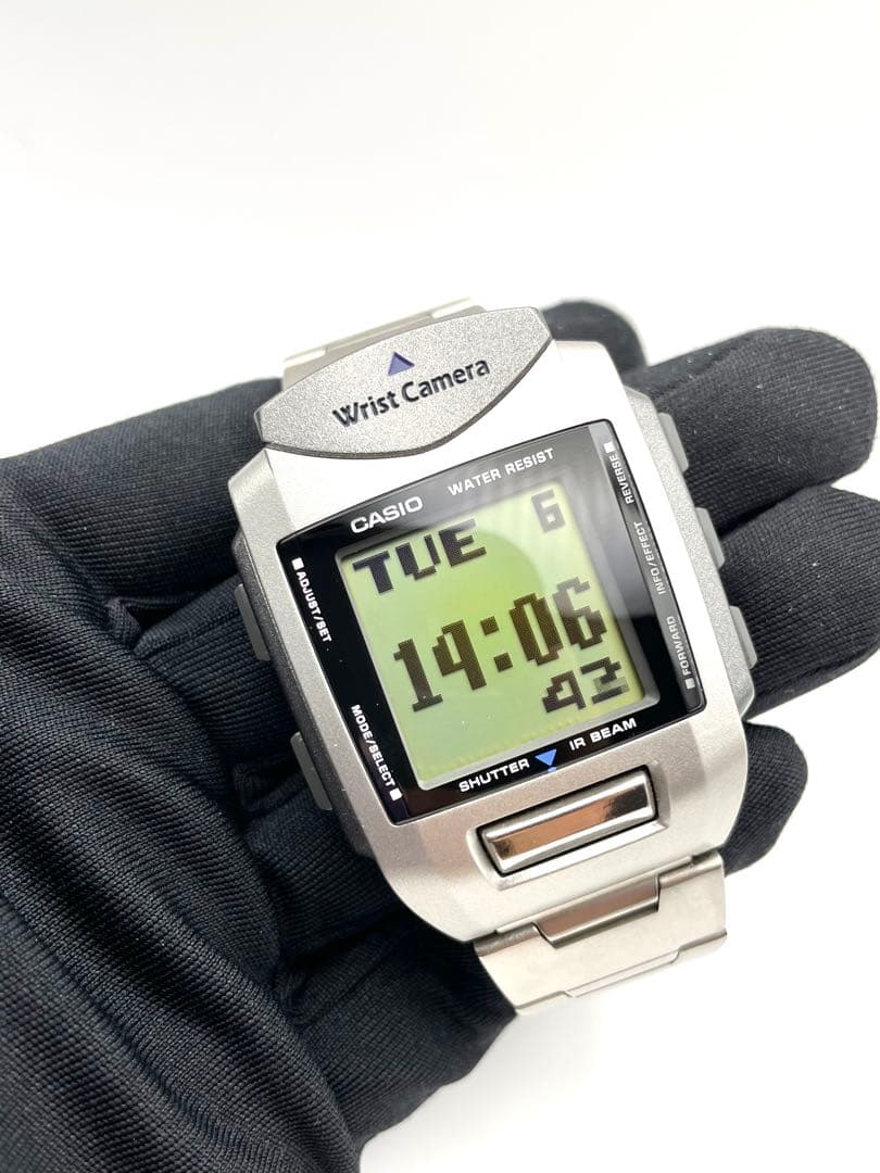 CASIO WRIST CAMERA Digital Men's Watch — Japanese
