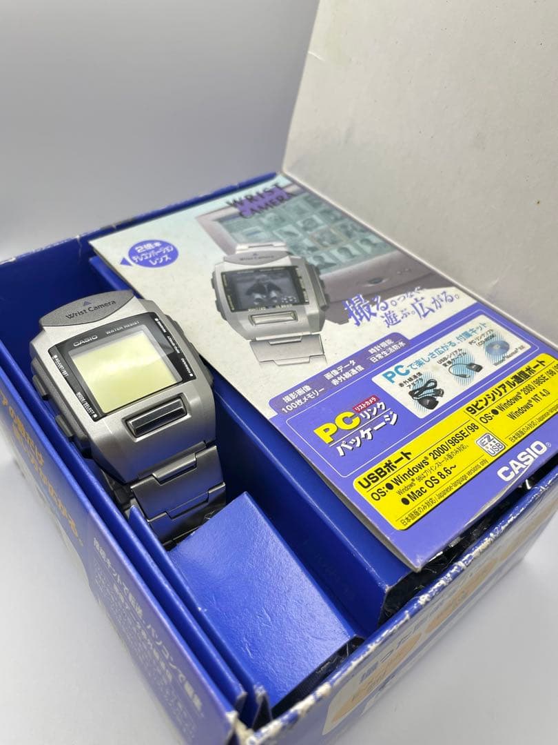 CASIO WRIST CAMERA Digital Men's Watch — Japanese