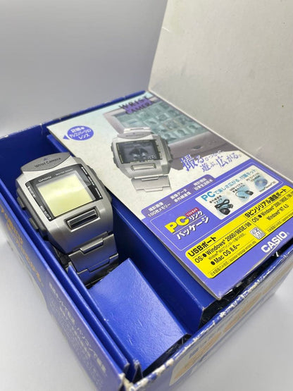 CASIO WRIST CAMERA Digital Men's Watch — Japanese