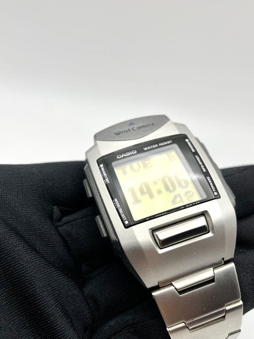 CASIO WRIST CAMERA Digital Men's Watch — Japanese