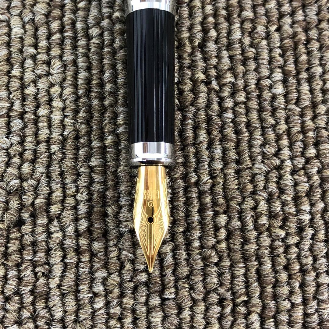 Cross Century II fountain pen with silver finish and converter filling mechanism