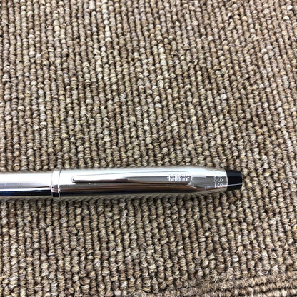 Cross Century II fountain pen with silver finish and converter filling mechanism