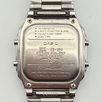 CASIO DB-360 Digital Men's Watch — Japanese