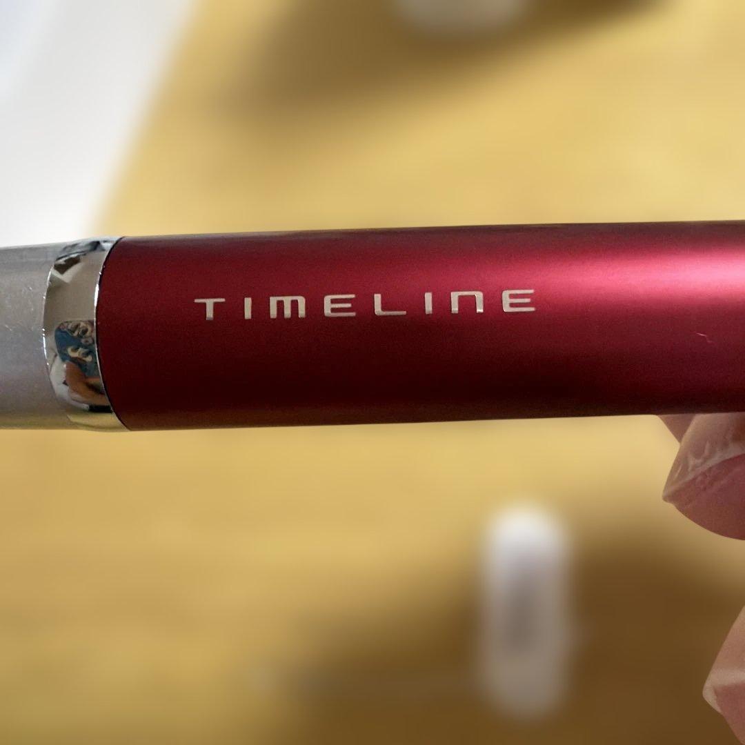 Pilot Timeline BTL-5SR-BR ballpoint pen in burning red with fine tip and black ink