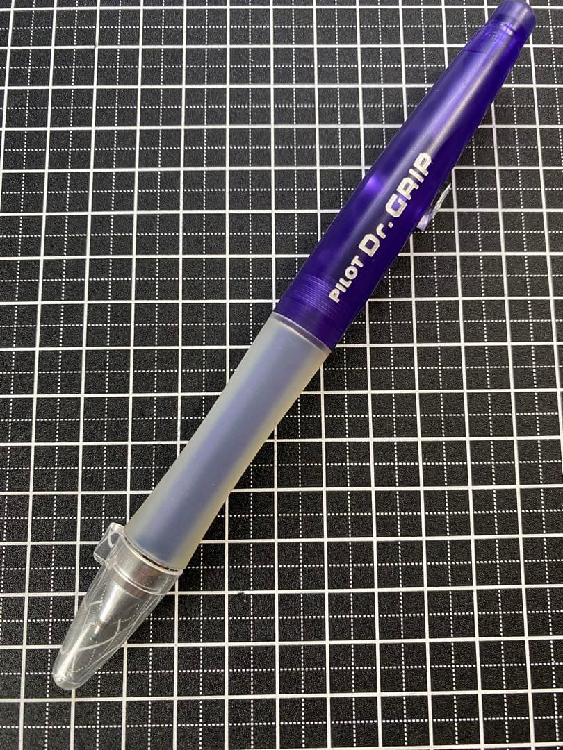 PILOT Dr.GRIP 500 Ballpoint Pen display model with minor scratches and discoloration