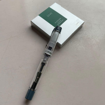 Pilot Prella fountain pen in dark green from Iroai limited edition series with CON-50 converter