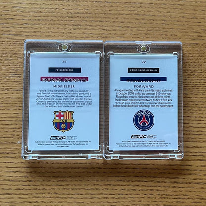 Ronaldinho Topps Team Set 2 Card Serial /99 — Japanese