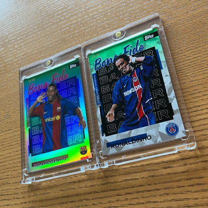 Ronaldinho Topps Team Set 2 Card Serial /99 — Japanese