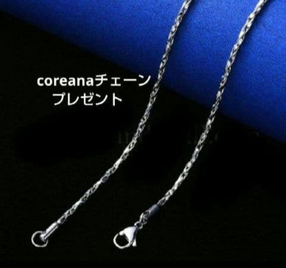 Akoya Pearl Hanadama pendant with 7.77 mm pearl on SV925 silver setting and stainless steel chain D390