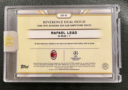 10 Premium Limited Rafael Leon Player Worn Dual Patch AC Milan — Japanese