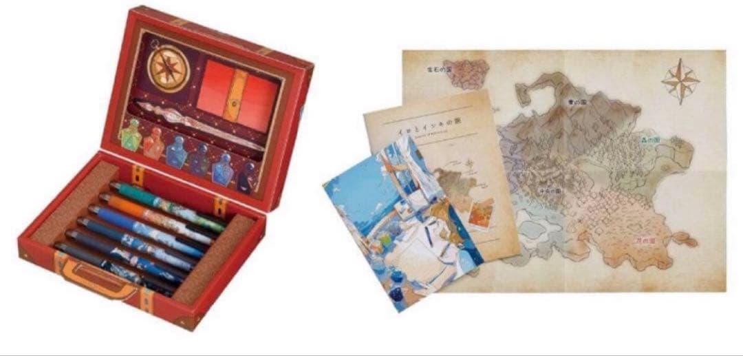 Limited Juice Up Ballpoint Pen Complete Set including 6 pens, storybook, map, and postcard by PILOT