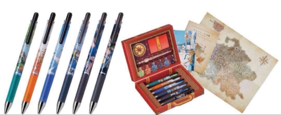Limited Juice Up Ballpoint Pen Complete Set including 6 pens, storybook, map, and postcard by PILOT