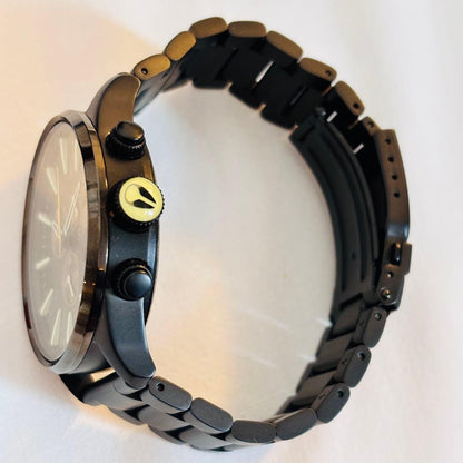 NIXON The Sentry Chrono Black Quartz Men's Watch — Japanese