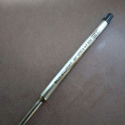 Waterman Expert Essential Matte Black CT twist ballpoint pen with silver accents and black ink
