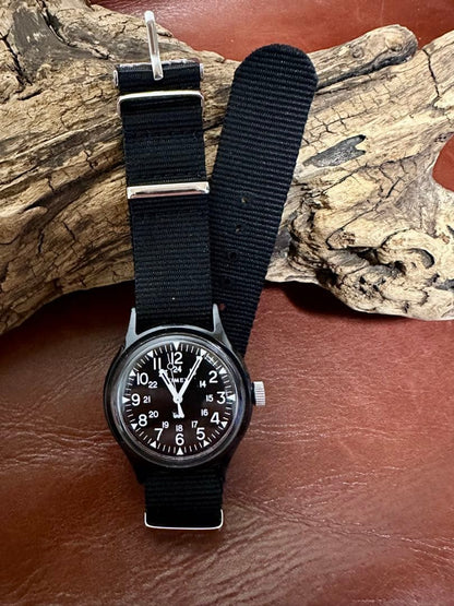 TIMEX Classic Tile Collection Original Camper Black Quartz Men's Watch — Japanese