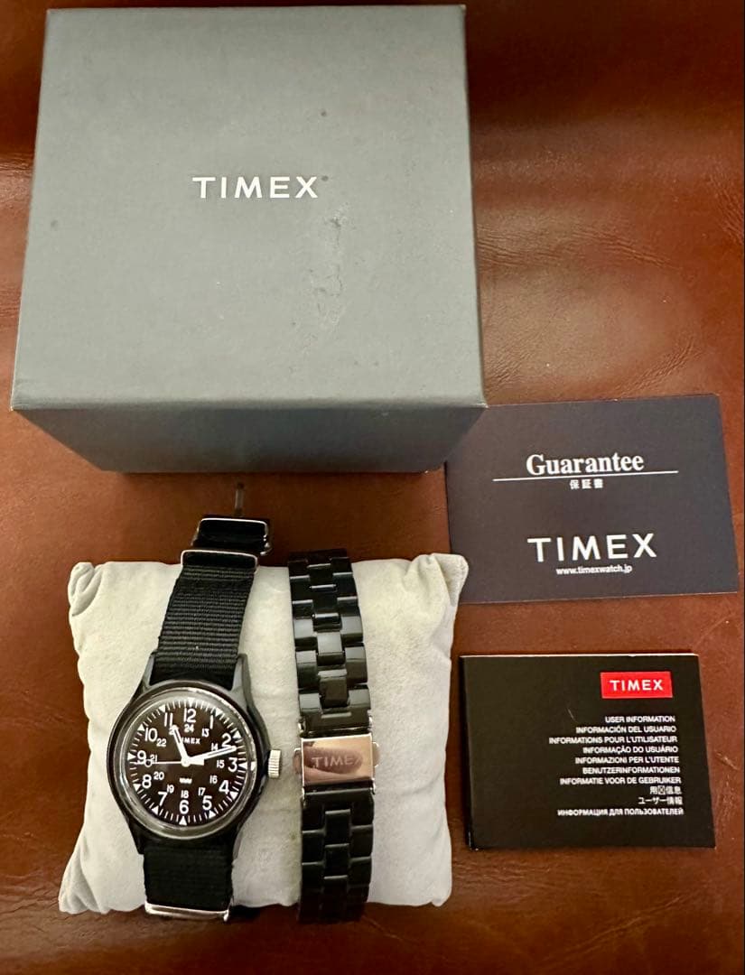 TIMEX Classic Tile Collection Original Camper Black Quartz Men's Watch — Japanese