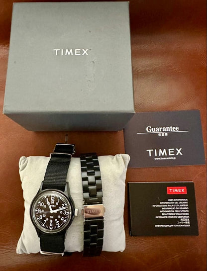 TIMEX Classic Tile Collection Original Camper Black Quartz Men's Watch — Japanese