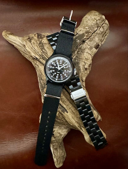TIMEX Classic Tile Collection Original Camper Black Quartz Men's Watch — Japanese