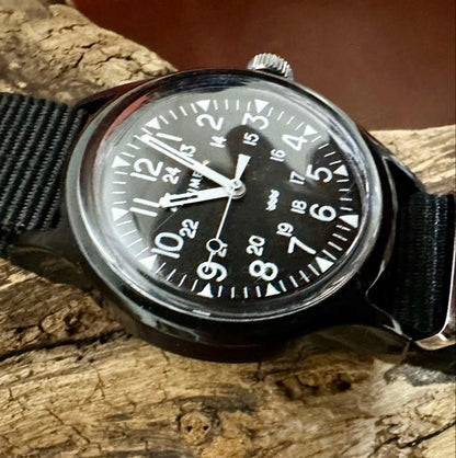 TIMEX Classic Tile Collection Original Camper Black Quartz Men's Watch — Japanese
