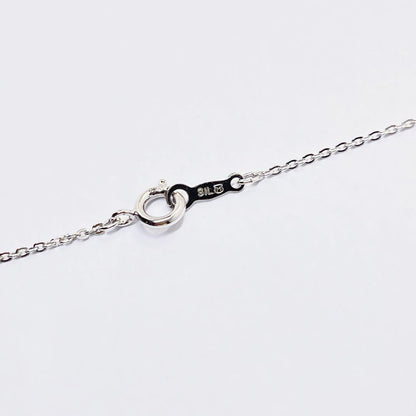 MIKIMOTO Pearl Square Necklace featuring 5.4mm pearls on a 40cm silver chain
