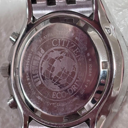 Citizen Navihawk Land Chronograph Solar Men's Watch — Japanese