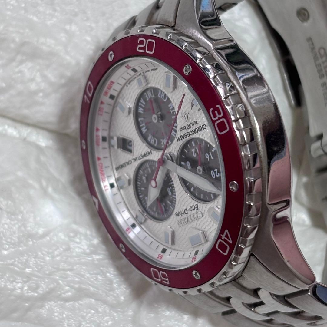 Citizen Navihawk Land Chronograph Solar Men's Watch — Japanese