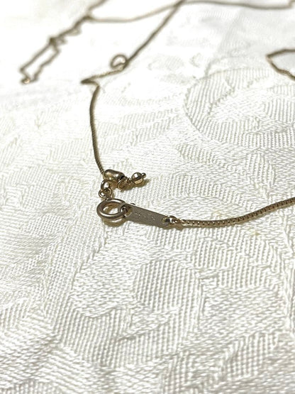 Agete K10 yellow gold Venetian long chain necklace with adjustable slide and mirror-cut balls, 85 cm length