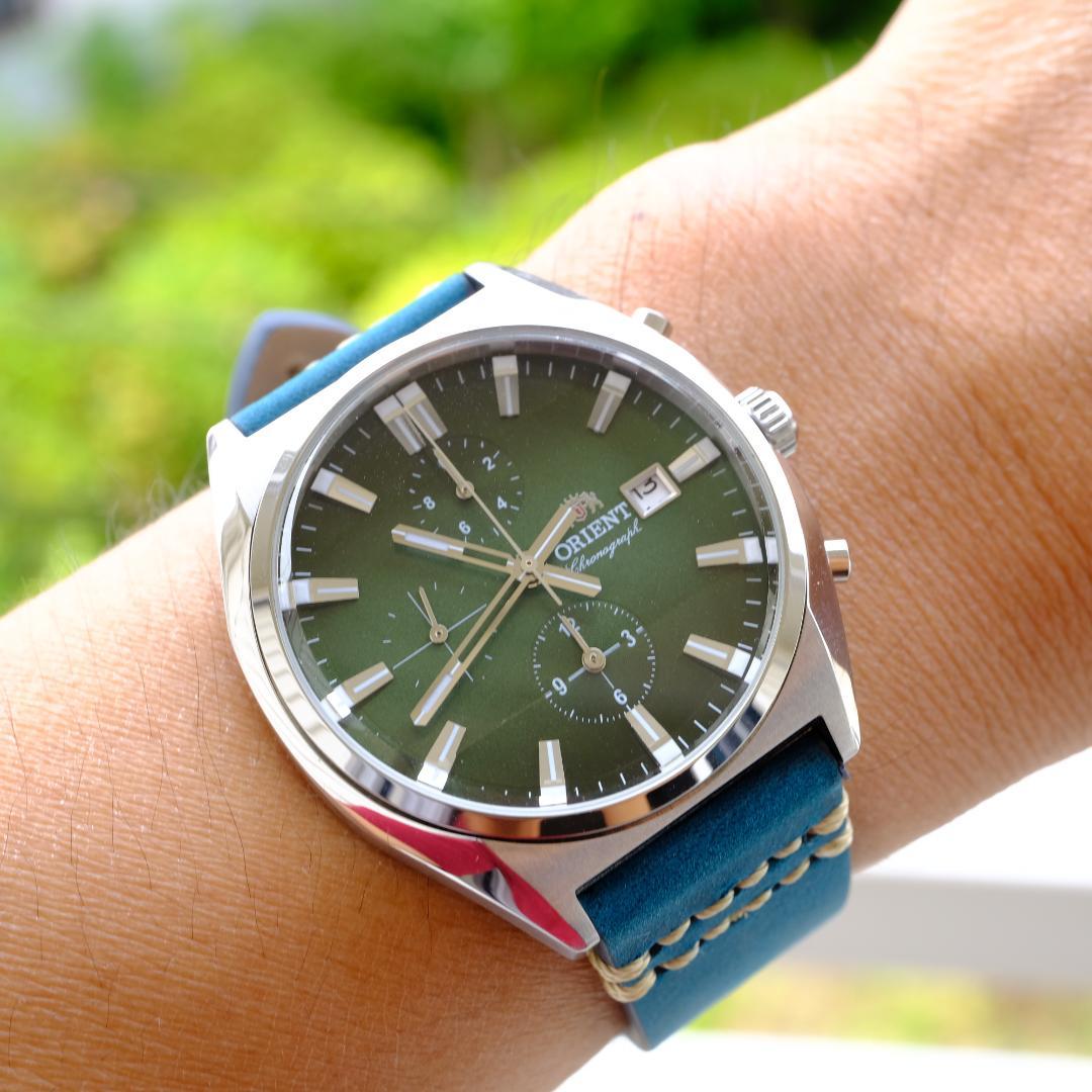 ORIENT Chronograph V740-0GX0 Quartz Men's Watch — Japanese