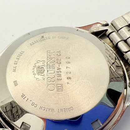 ORIENT Automatic Green Day-Date Men's Watch — Japanese
