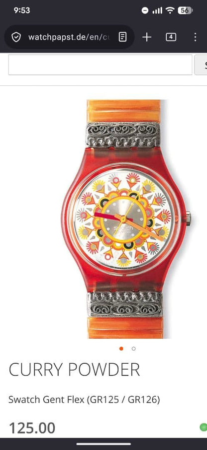 swatch GR125/6 Quartz Men's — Japanese