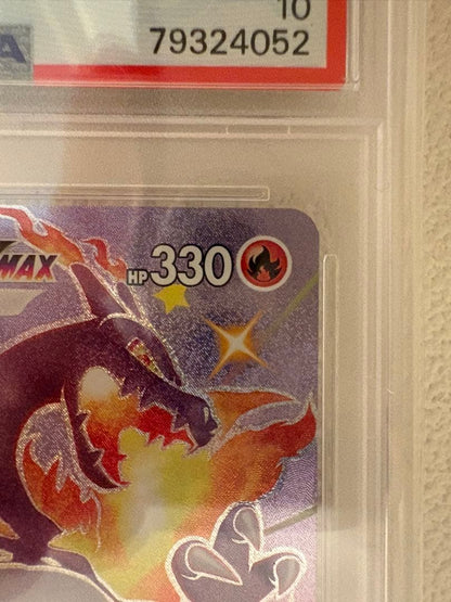 PSA 10 Pokemon Charizard VMAX — 308/190 — Japanese