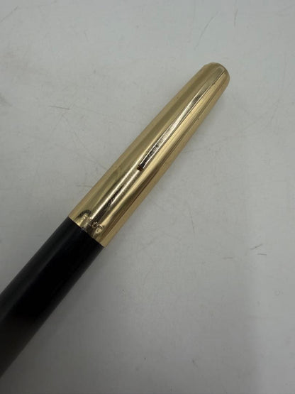 PILOT Fountain Pen with black body and 14K gold accents on a white background