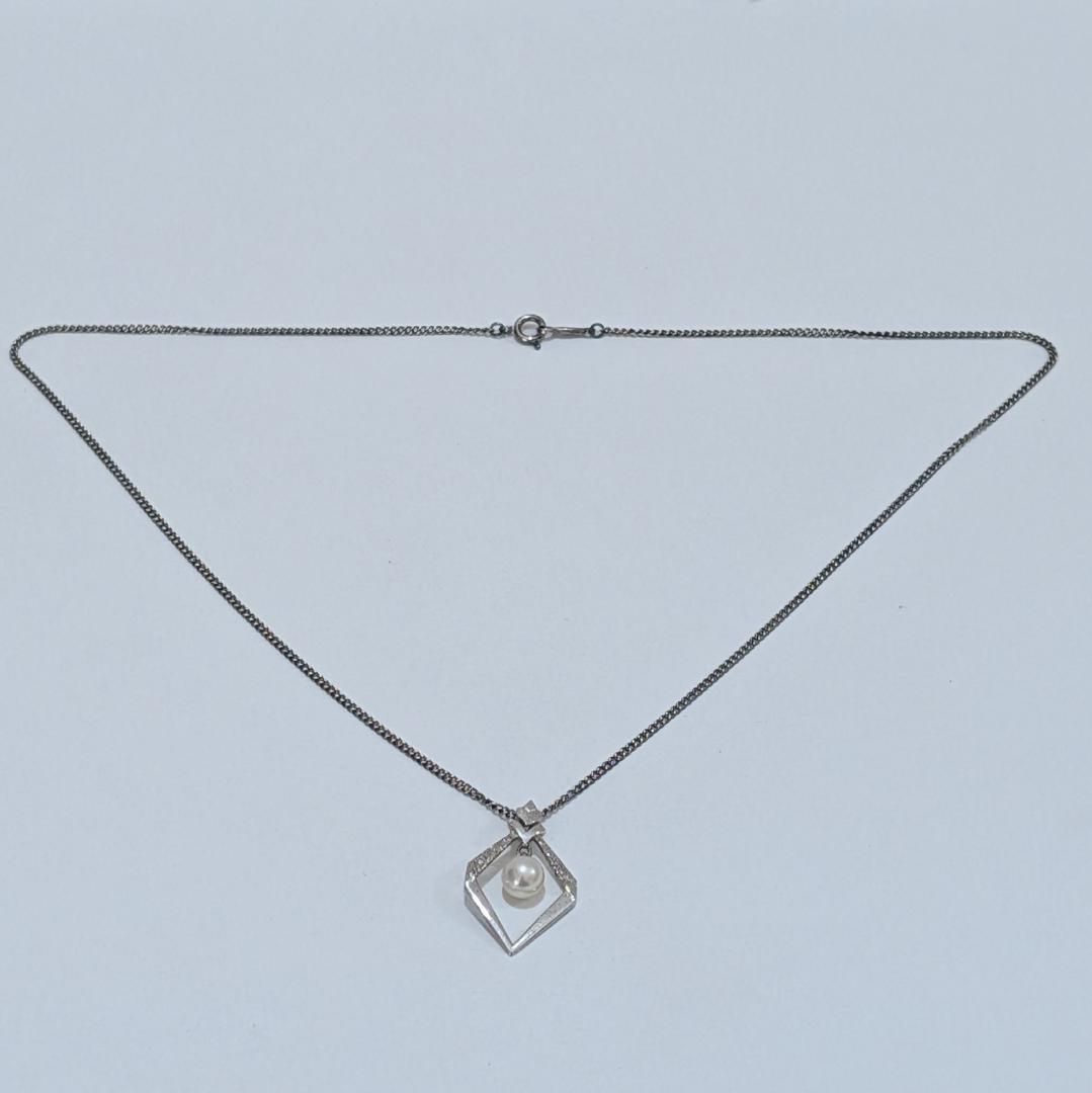 2003 Mikimoto pearl necklace with 5.8mm pearls and 42cm SV925 sterling silver chain