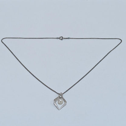 2003 Mikimoto pearl necklace with 5.8mm pearls and 42cm SV925 sterling silver chain