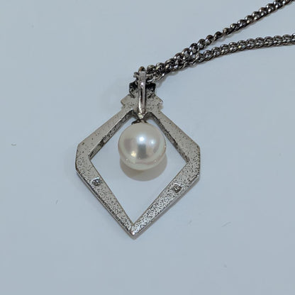 2003 Mikimoto pearl necklace with 5.8mm pearls and 42cm SV925 sterling silver chain