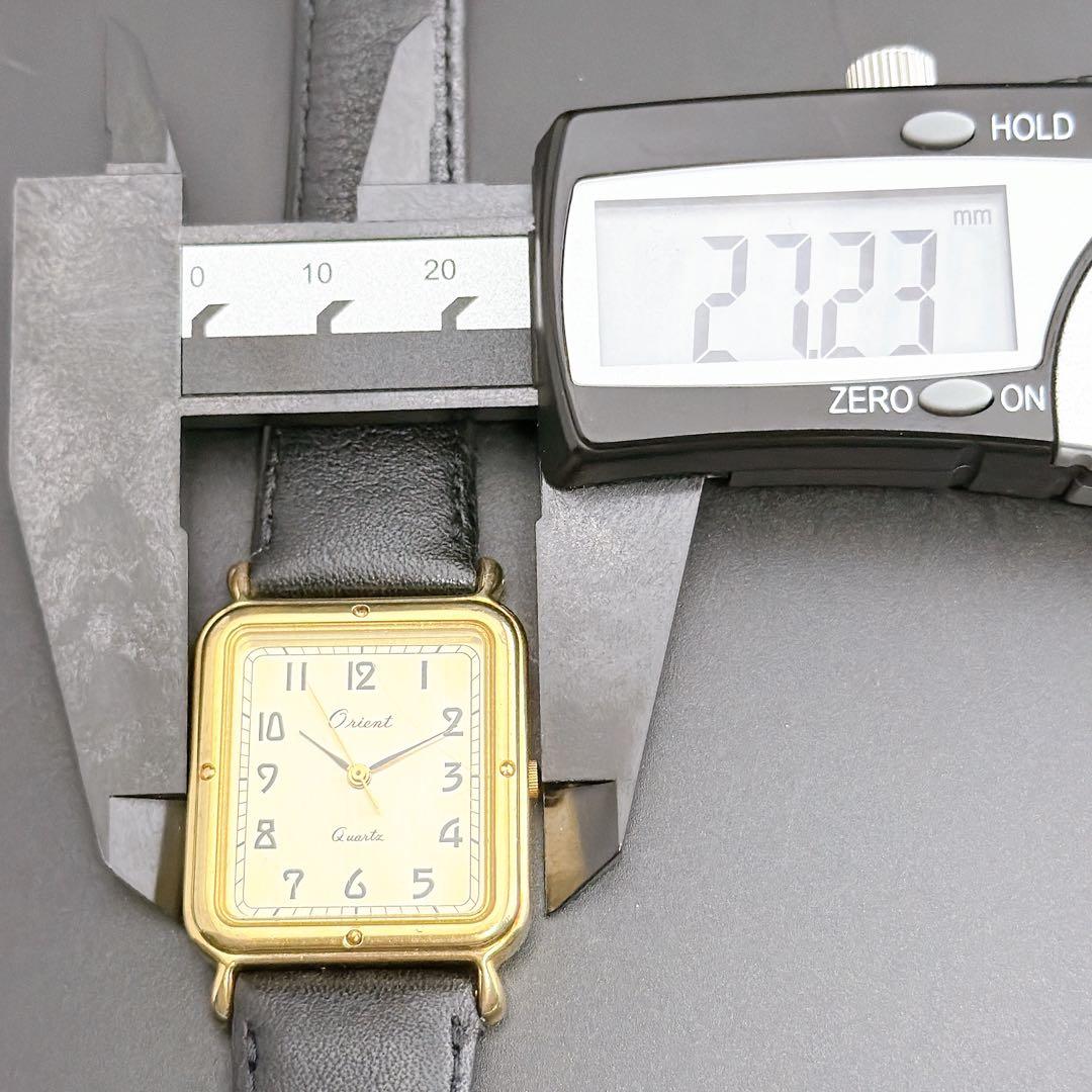 ORIENT Old Orient Tank Gold Quartz Men's Watch — Japanese