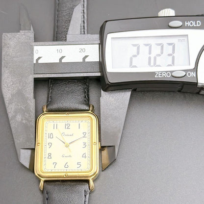 ORIENT Old Orient Tank Gold Quartz Men's Watch — Japanese