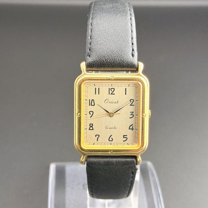 ORIENT Old Orient Tank Gold Quartz Men's Watch — Japanese