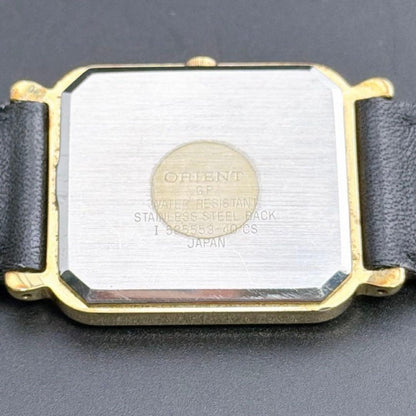 ORIENT Old Orient Tank Gold Quartz Men's Watch — Japanese