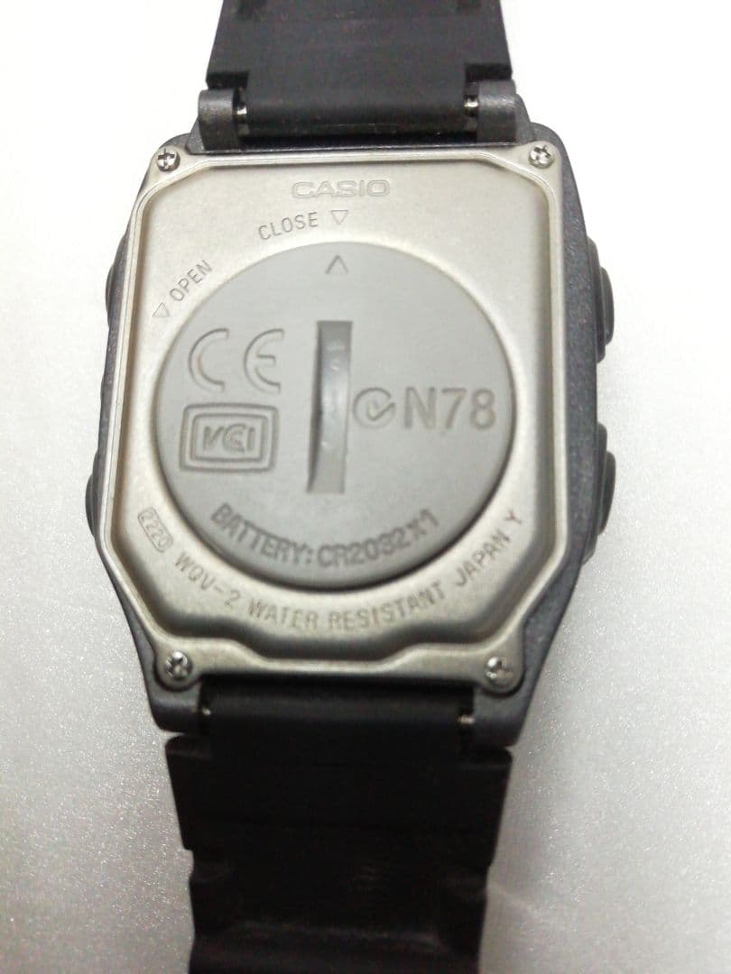 CASIO WQV-2 Digital Men's Watch — Japanese