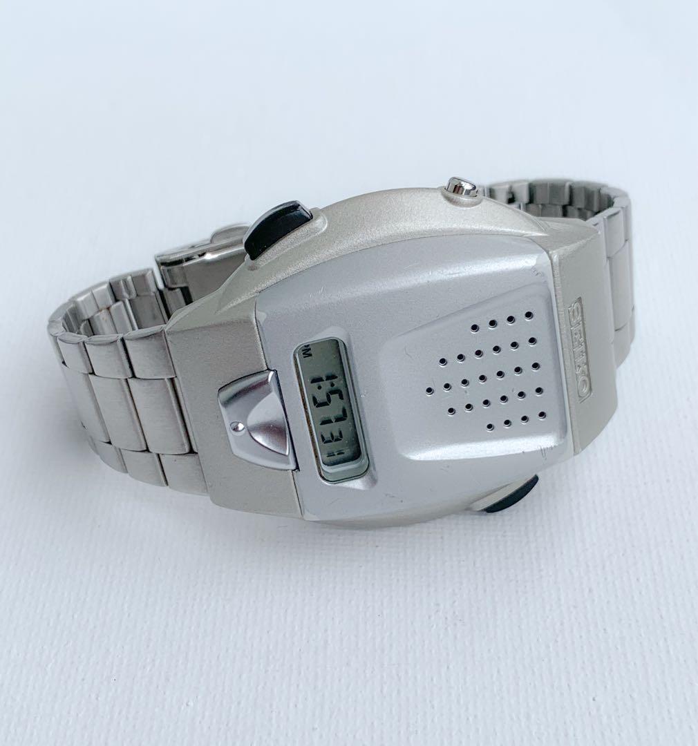 SEIKO SPEAK TIME Digital Men's Watch — Japanese