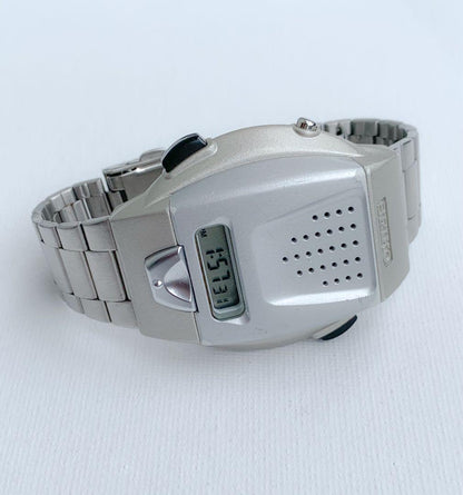 SEIKO SPEAK TIME Digital Men's Watch — Japanese