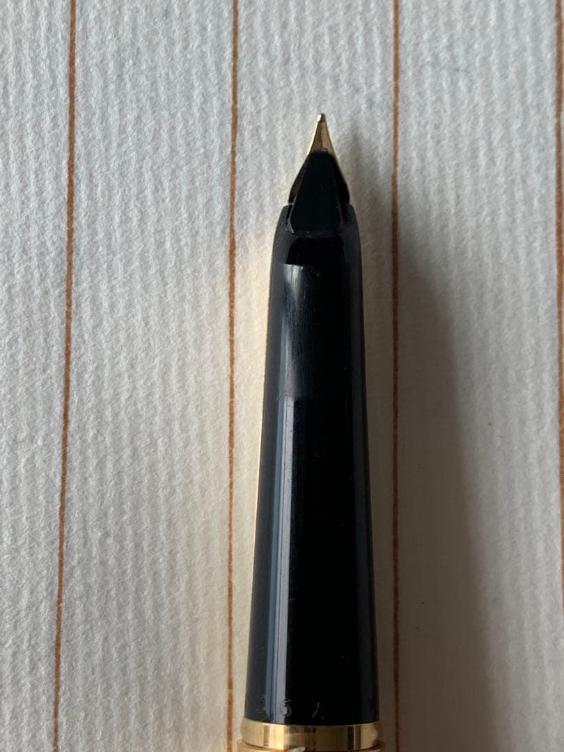 Waterman CF Fountain Pen with 18K gold nib model NO.0134 shown in used condition