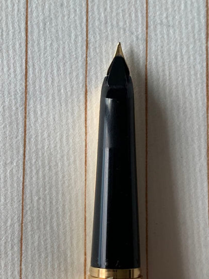 Waterman CF Fountain Pen with 18K gold nib model NO.0134 shown in used condition
